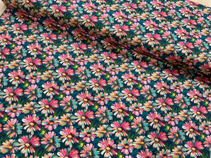 Pastel Gazania 100% Cotton