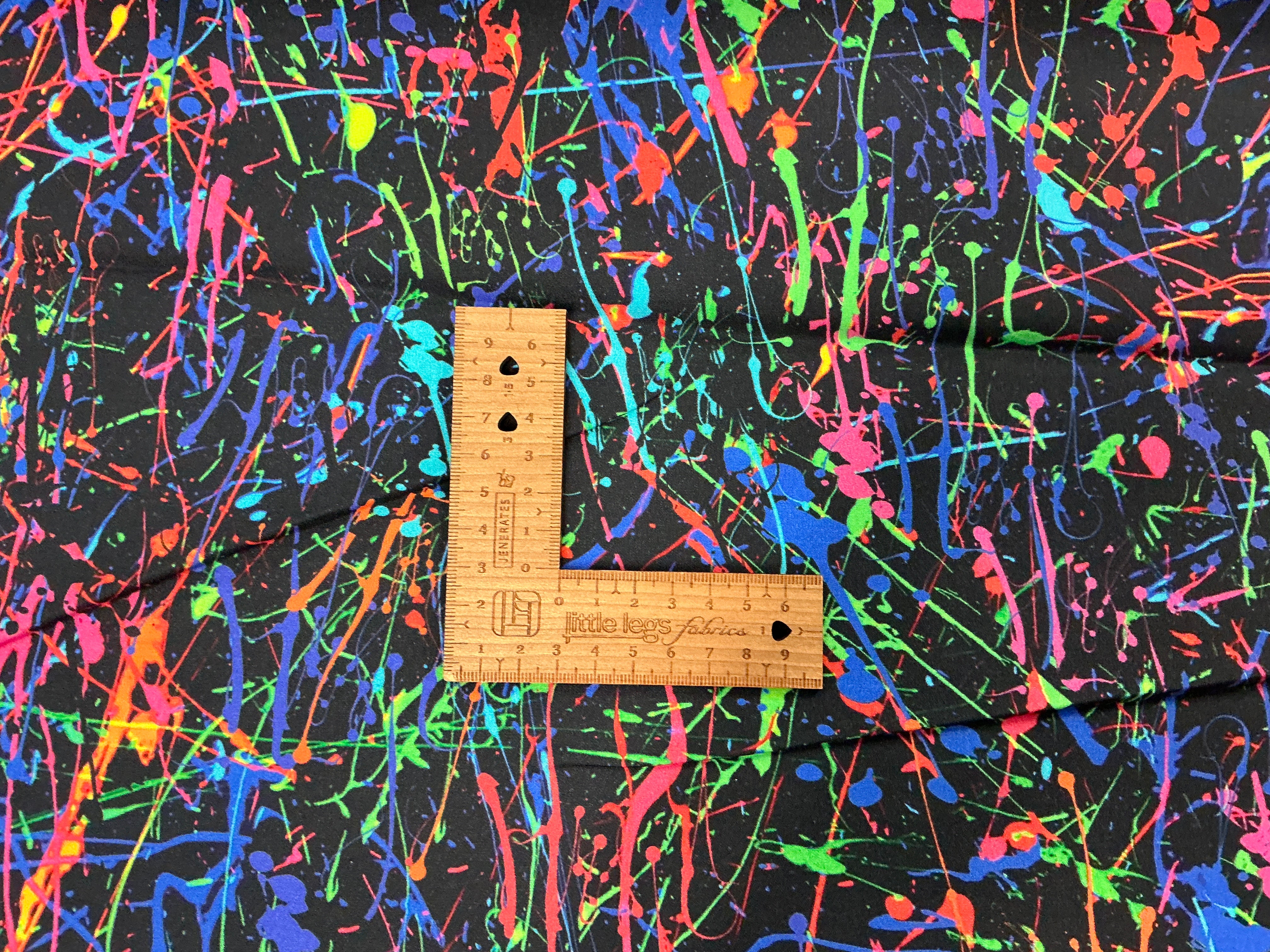 Paint Splatter Cotton Poplin