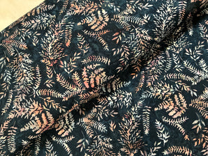 Moonlit Ferns Cotton Batik