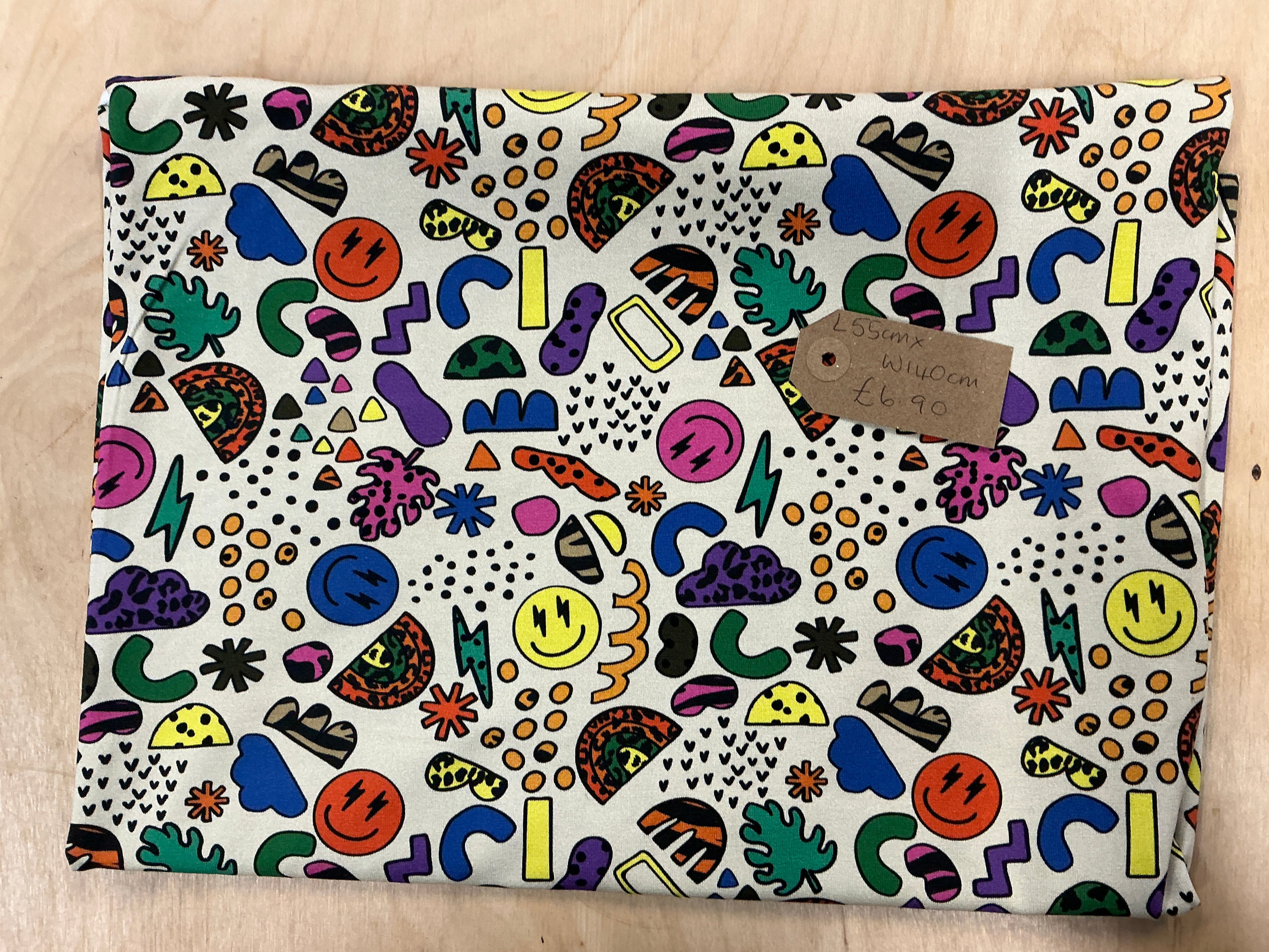 REMNANT  - L55cm x W140cm Emoji Jersey