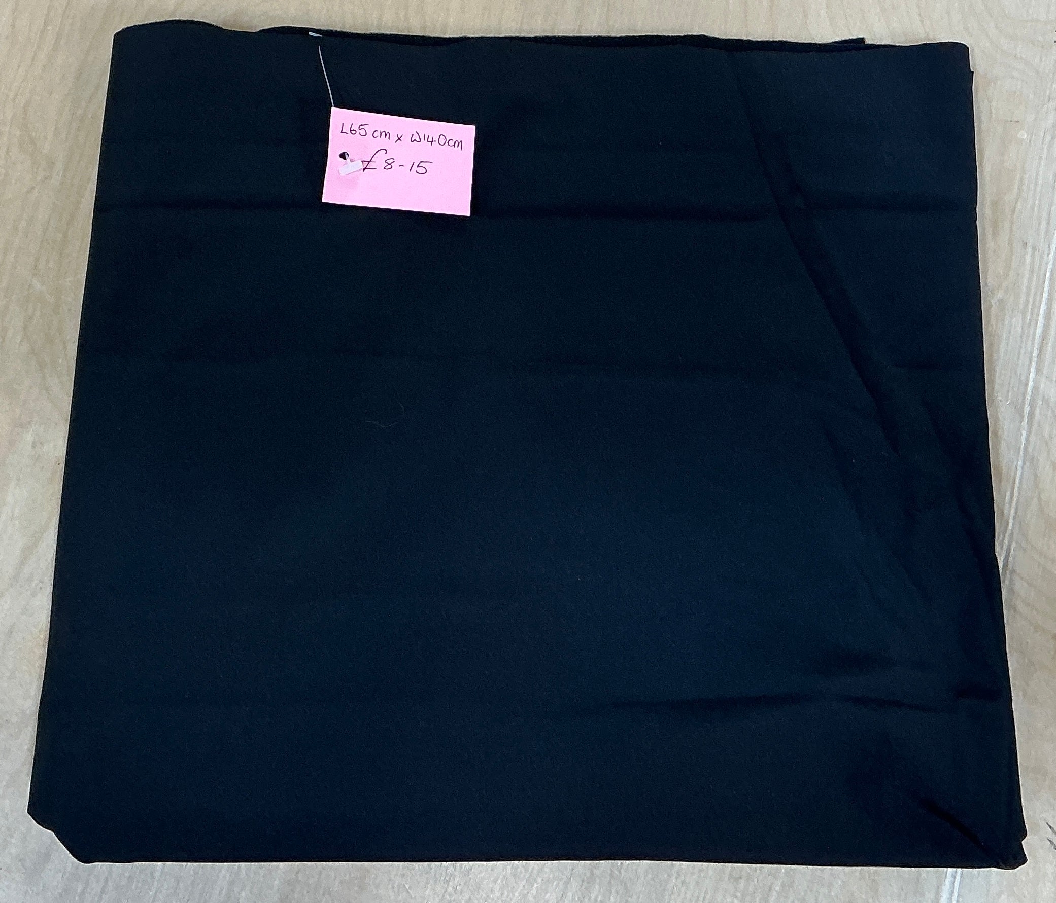 REMNANT  - L65cm x W140cm Black Softshell