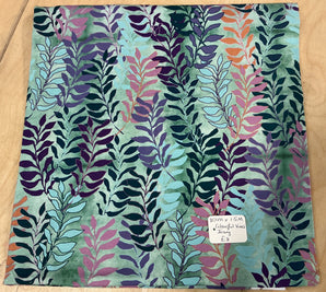 REMNANT - 80cm x 1.5M Colourful Vines Jersey