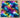 REMNANT - 1.5M x 1.5M Rainbow Ink Jersey