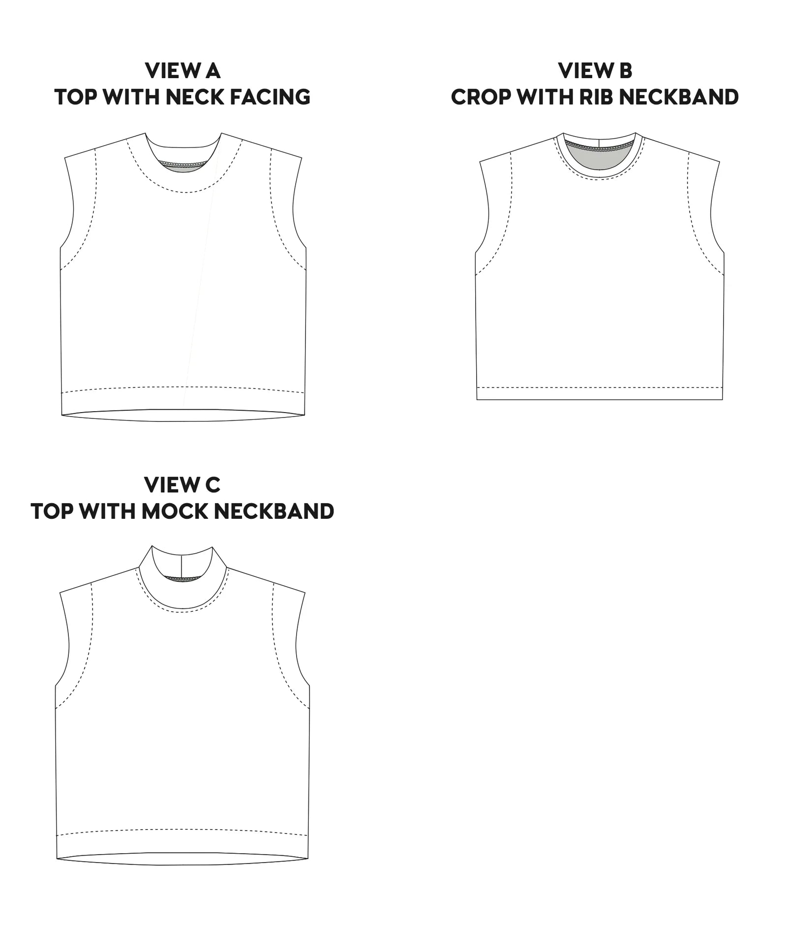 Chalk and Notch Max Tee Paper Sewing Pattern