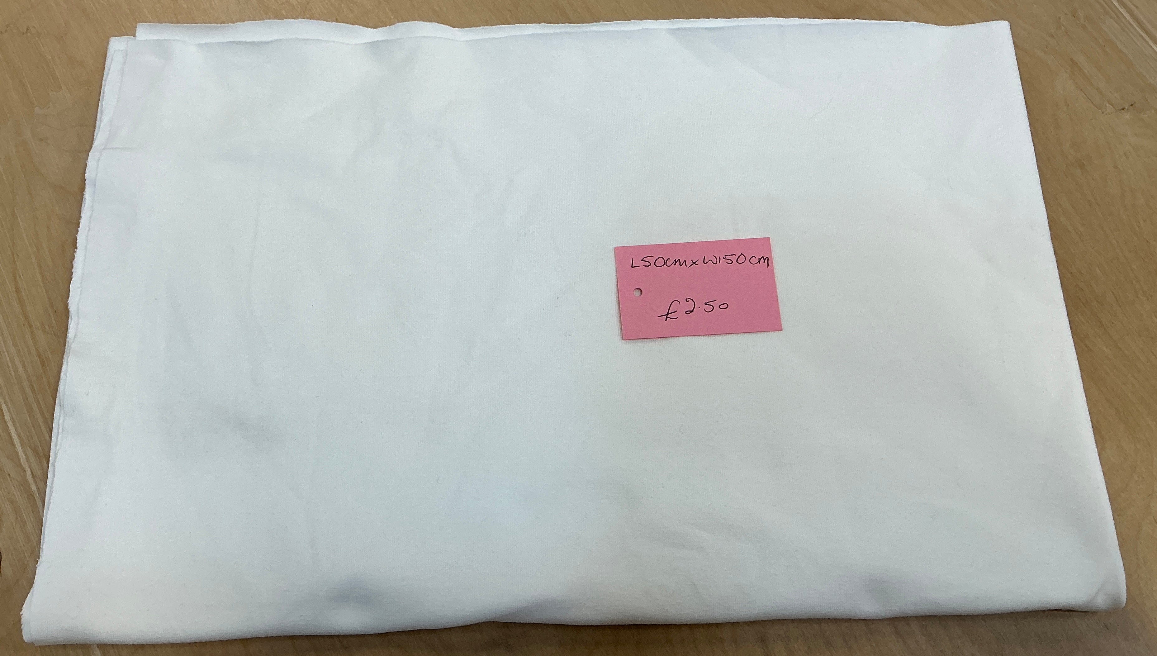 Remnant L50cm x W150cm Ecru Jersey