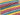 Colourful Rainbow Stripe Double Gauze