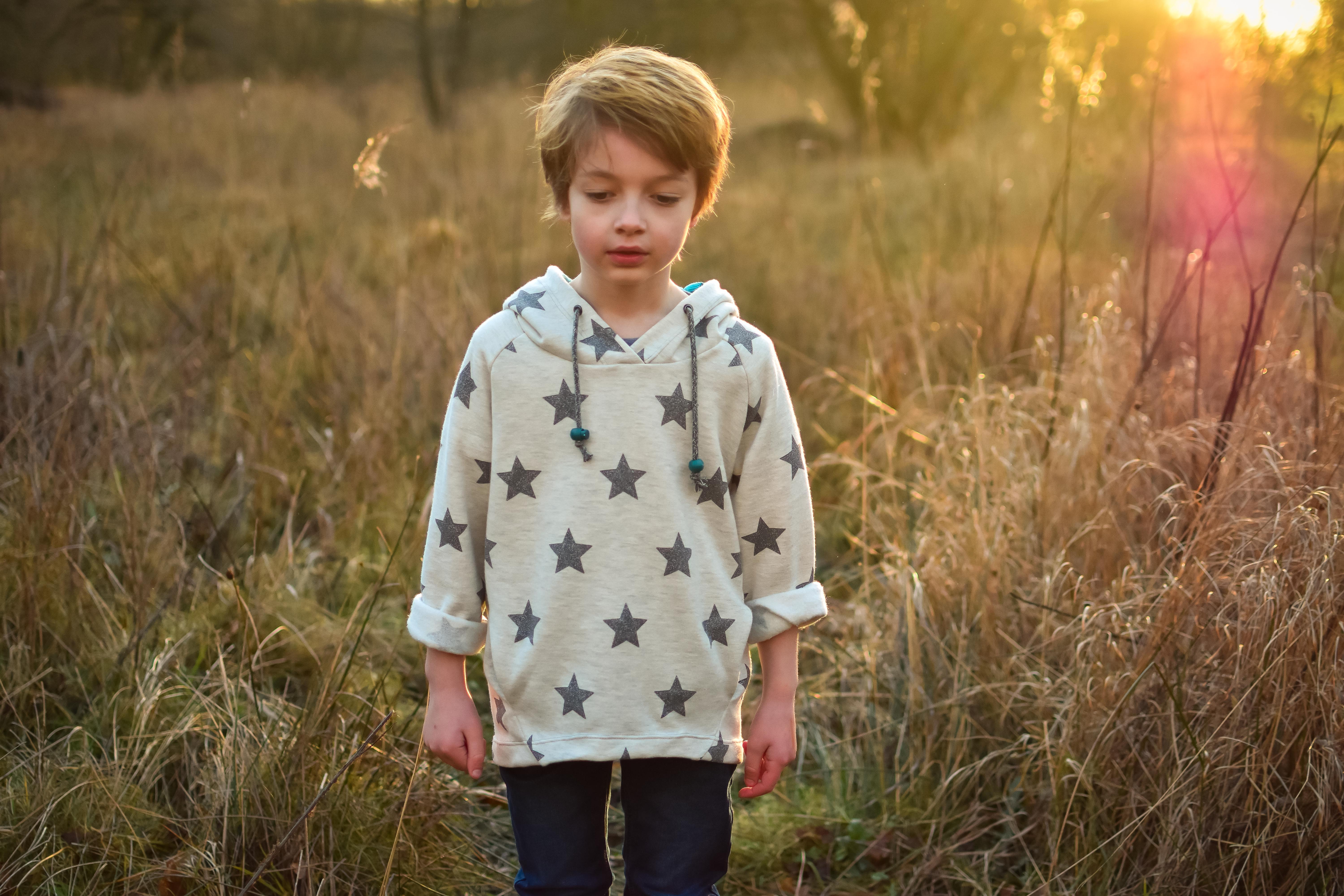 Sundowner Sweatshirt Child Waves and Wilds Paper Pattern