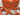 Orange with Silver Teeth Continuous Zipper Tape
