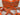 Orange with Silver Teeth Continuous Zipper Tape
