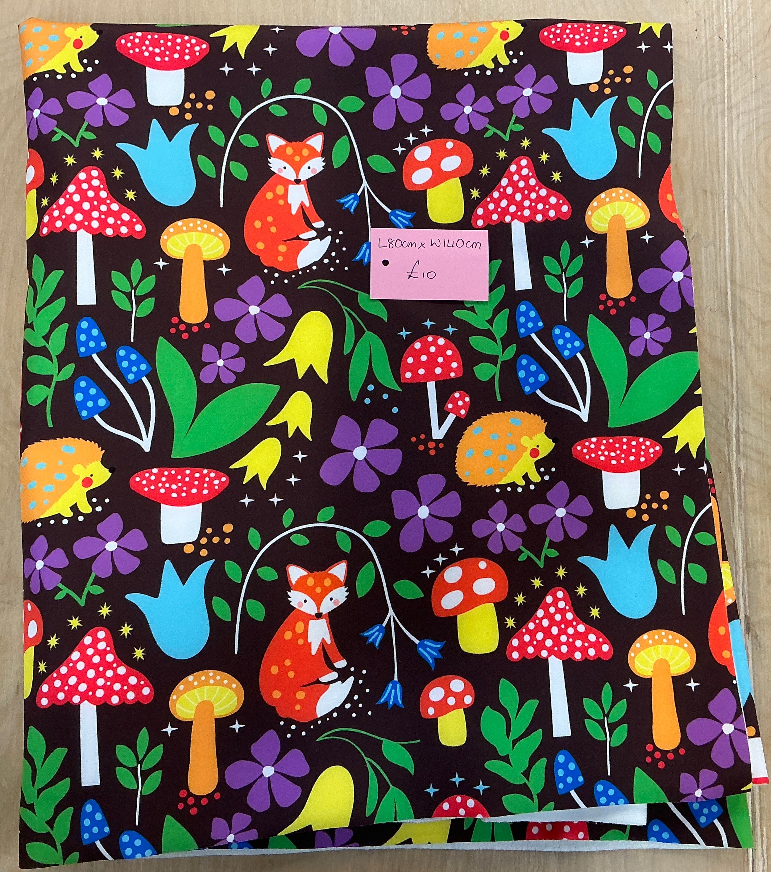 REMNANT  - L80cm x W140cm Wild Woodland Fox Softshell