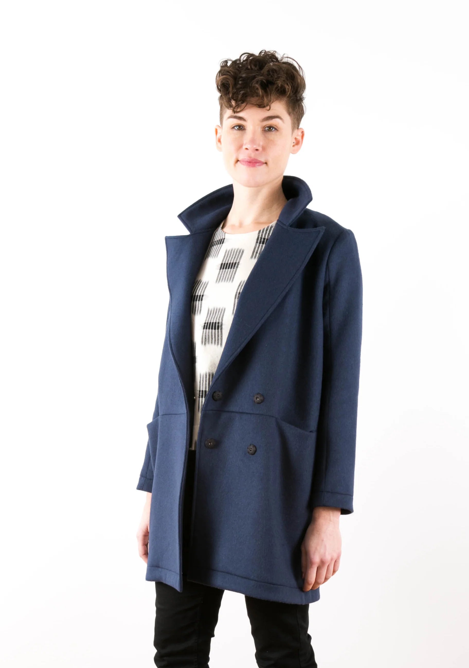 Grainline Studio Yates Coat Paper Sewing Pattern - Sizes 0 - 18