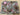 REMNANT - L1.5M x 1.4M Pink Leaves on Khaki Viscose