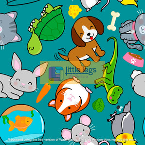 PRE ORDER Pets by FABRIC MAMA Cotton Jersey Fabric- DUE IN STOCK MID JULY