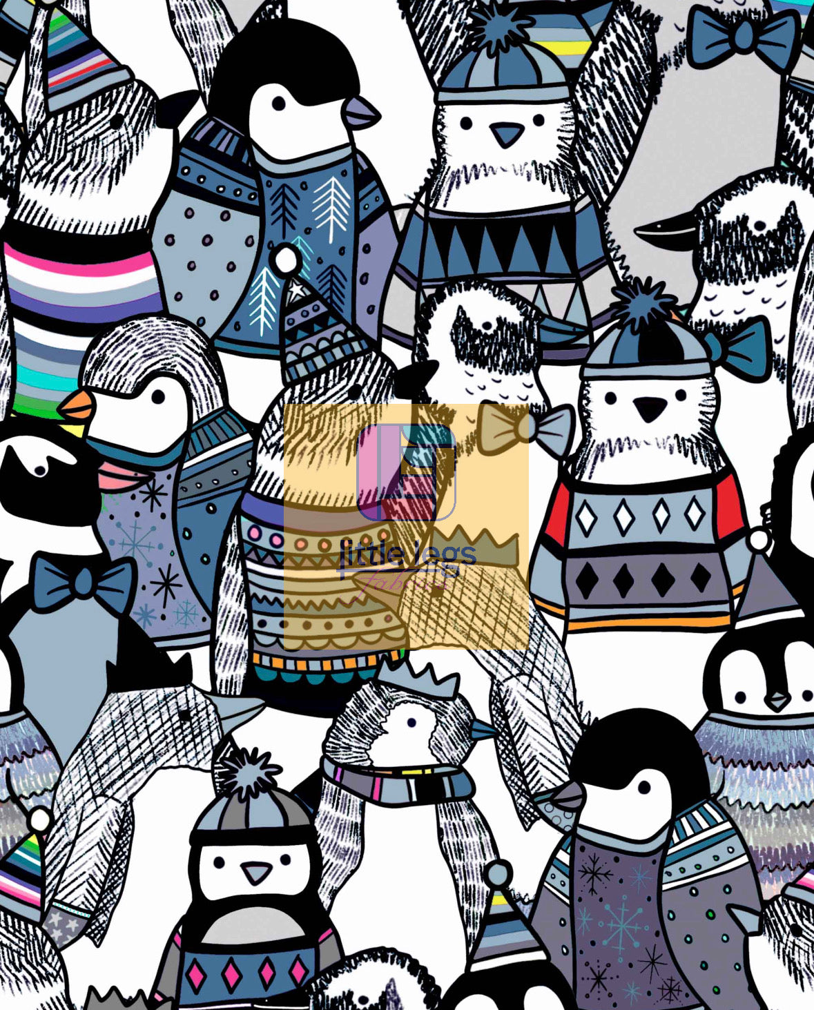 PRE ORDER Penguin Party Cotton Jersey - DUE IN STOCK END OF SEPTEMBER 2024