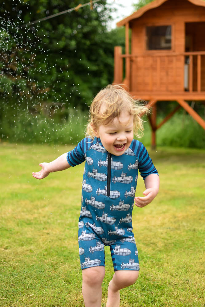 Sunshine Swim Romper Waves and Wilds Paper Pattern