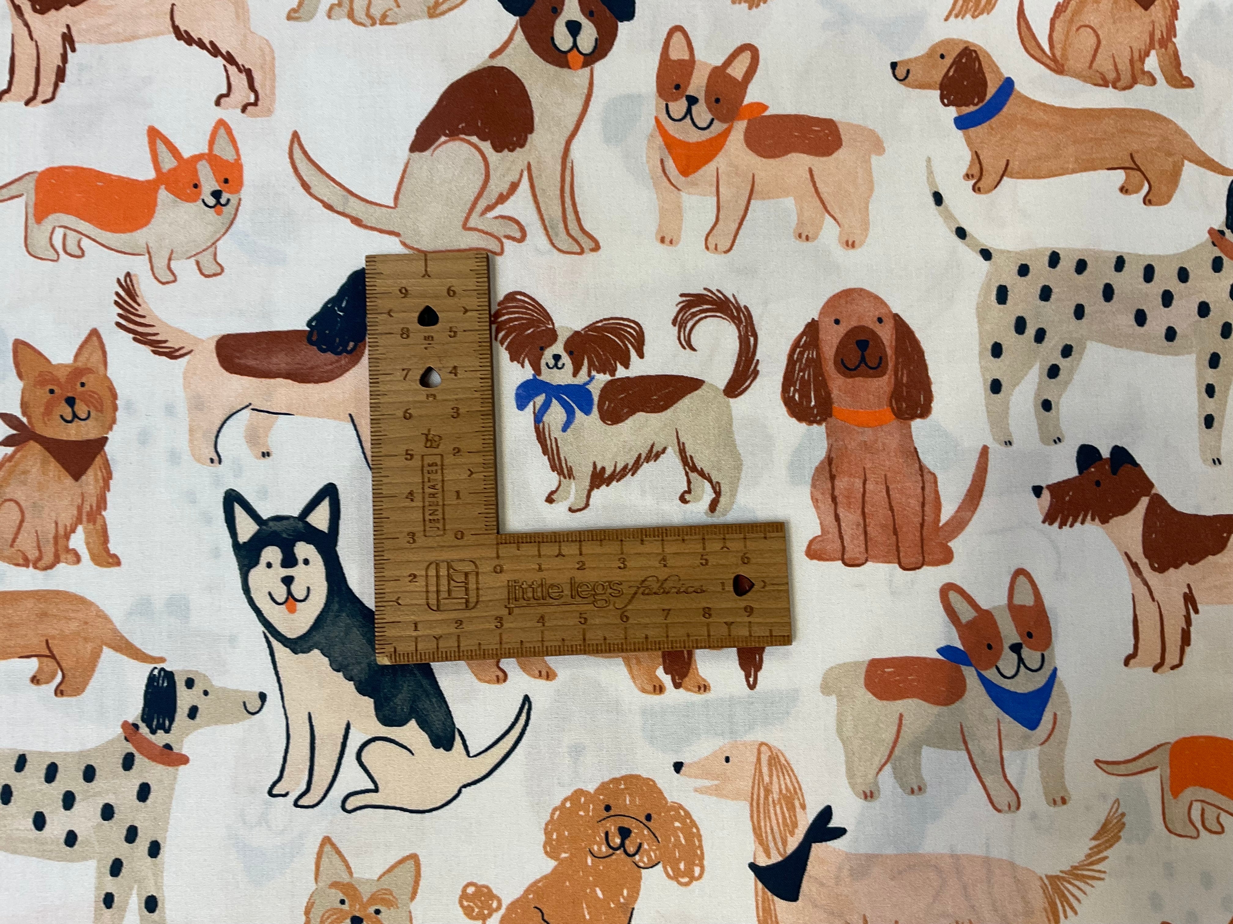 Dogs Fine Cotton Poplin
