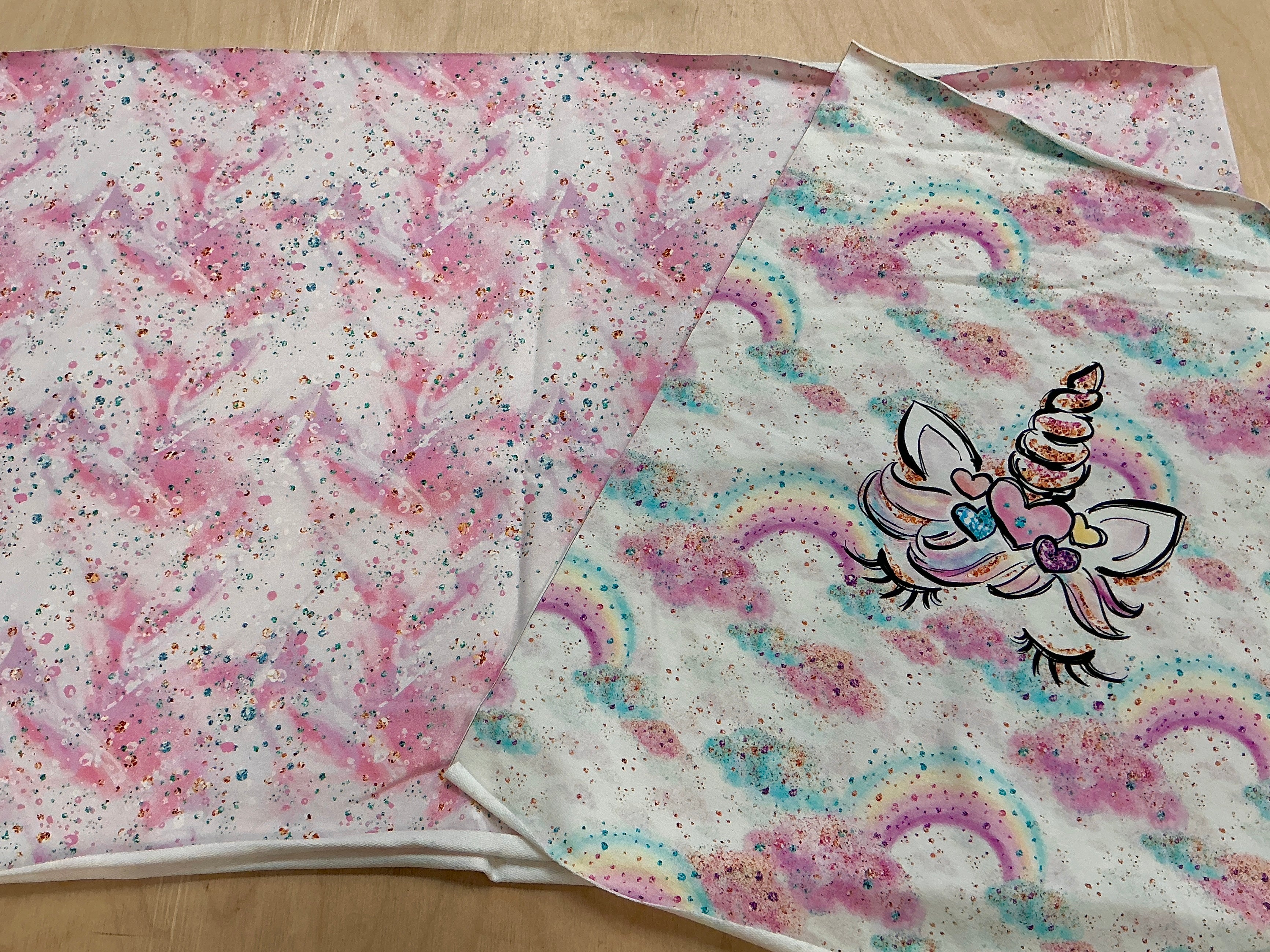 Unicorn Sparkle Terry Panel and Coordinate Bundle