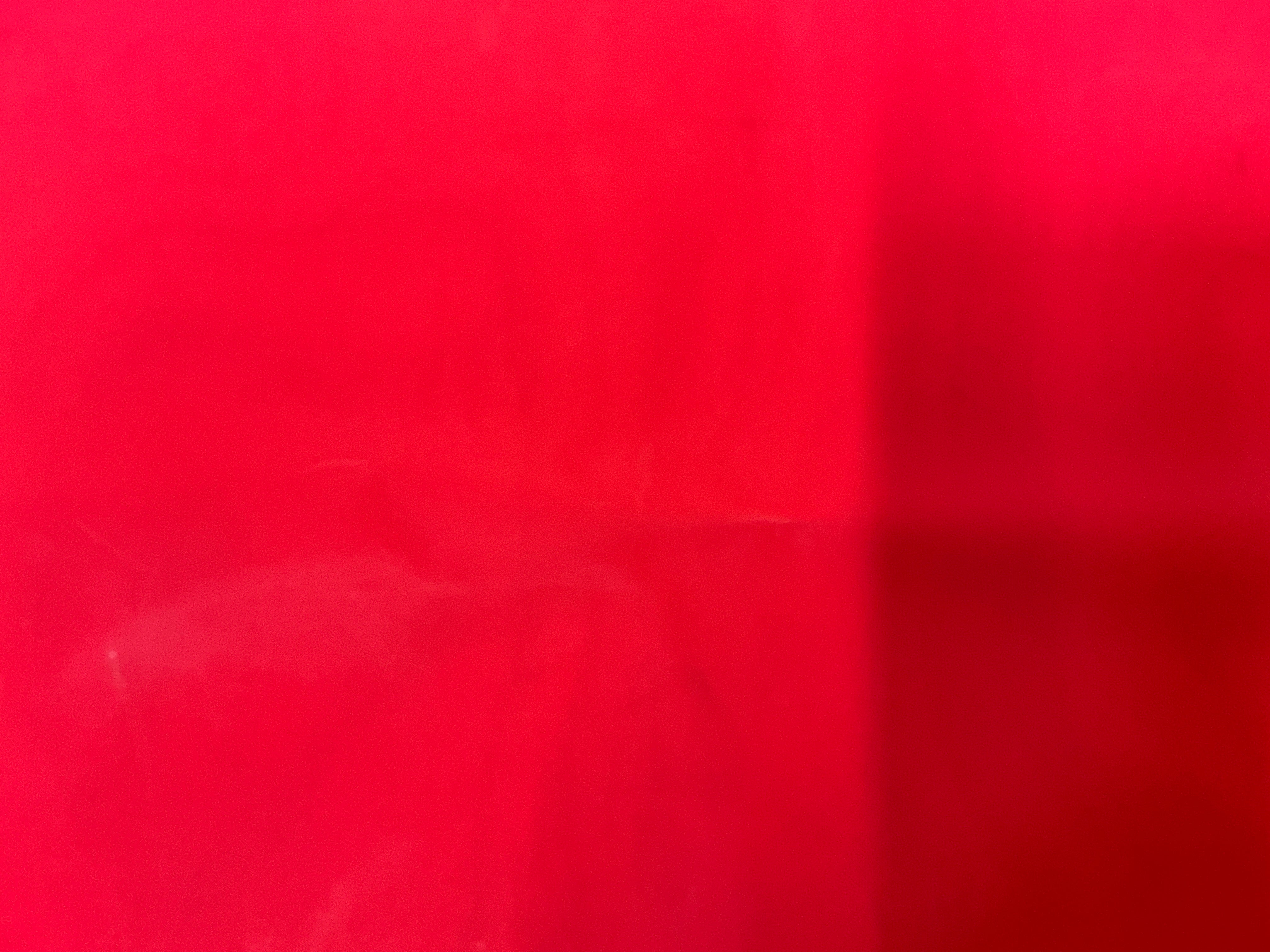REMNANT - (MARKED) L67cm x W45cm  TPU Jelly Vinyl Red