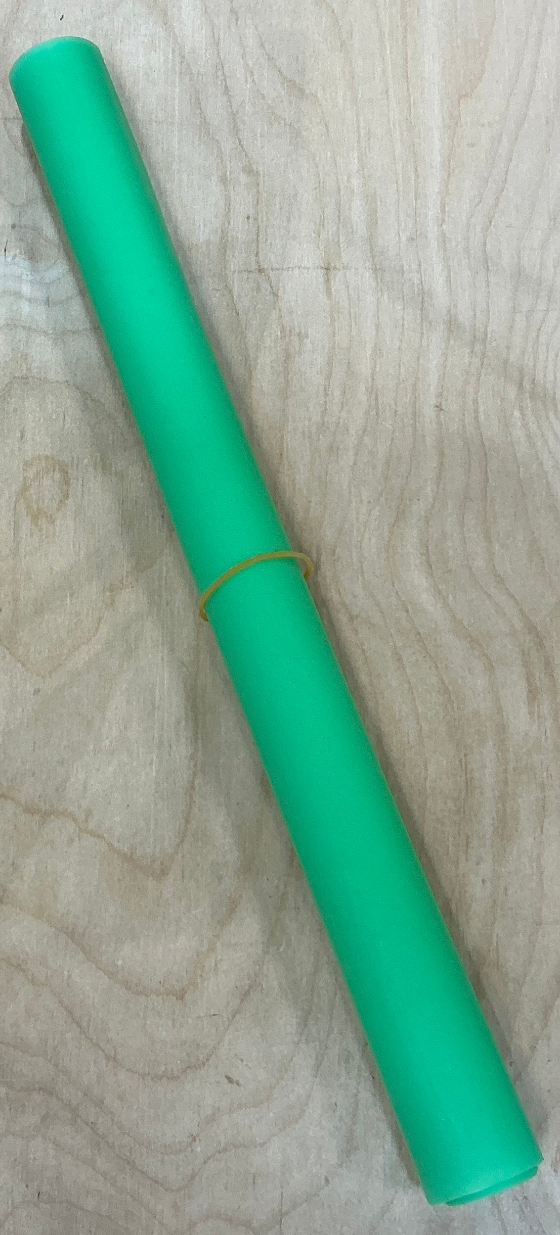 REMNANT - (MARKED) L68cm x W45cm TPU Jelly Vinyl - Apple (Half Roll)
