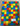 REMNANT - L85cm x W1.45M Colourful Blocks Jersey