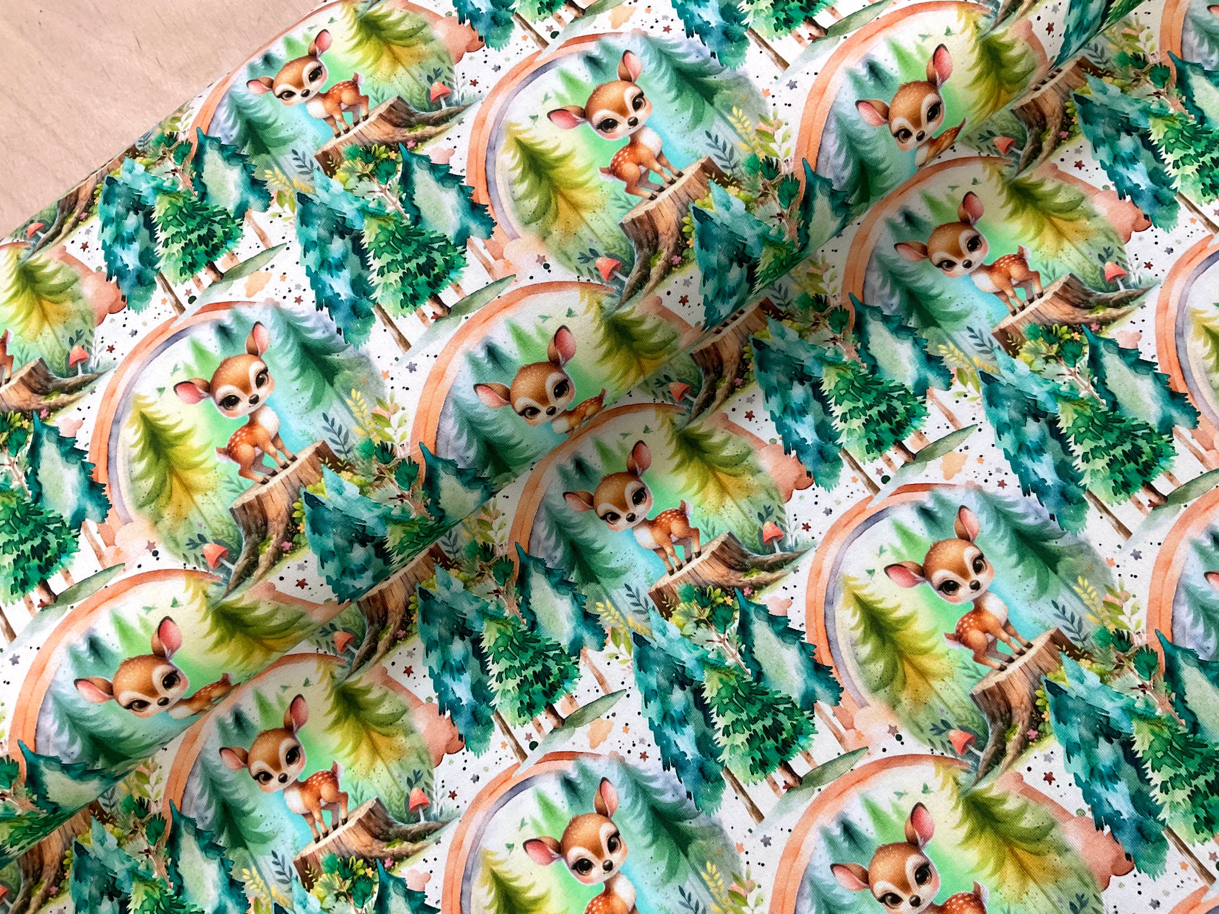 Little Deer Cotton Jersey