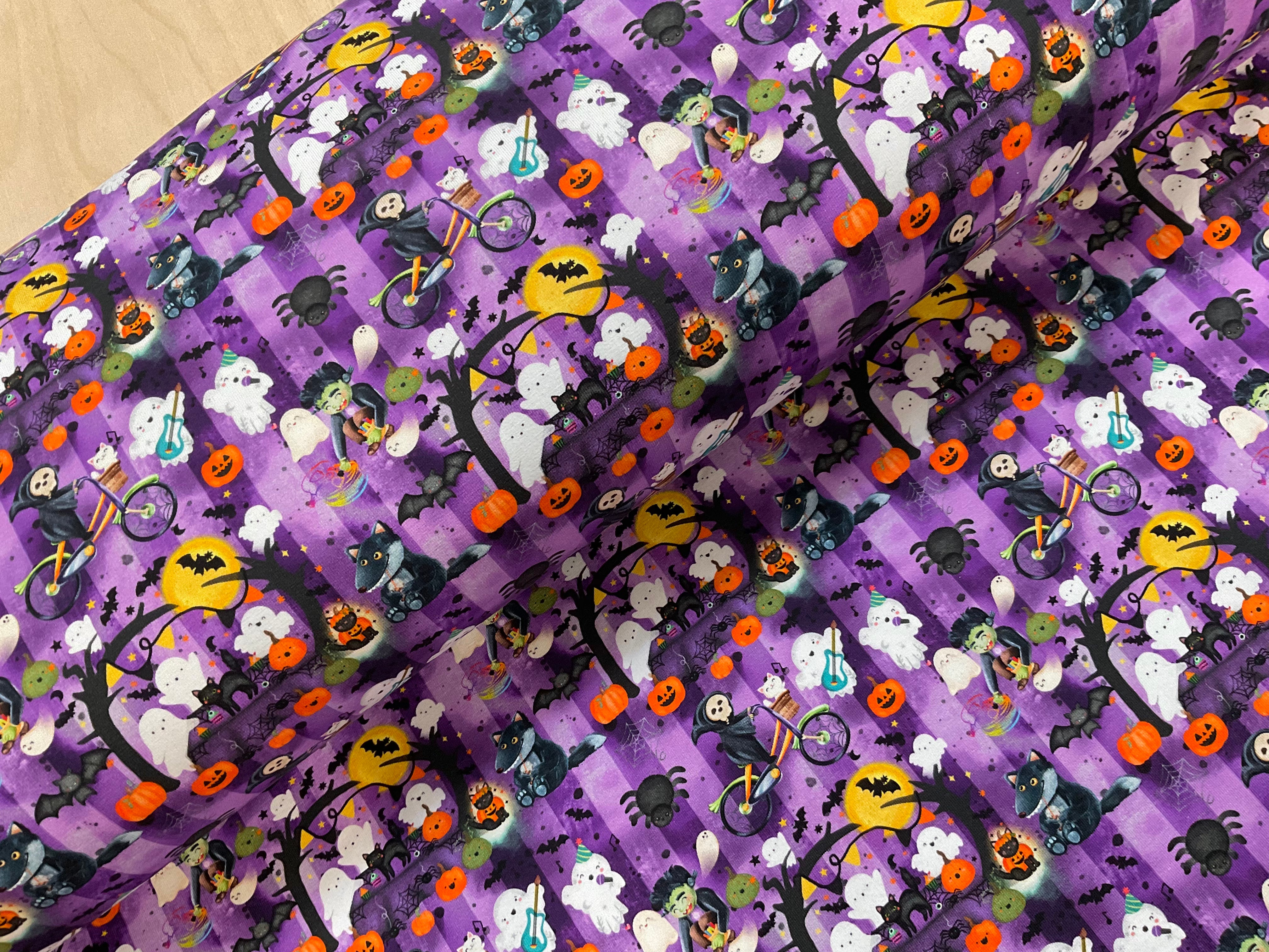 Witchy Stripes Cotton Jersey