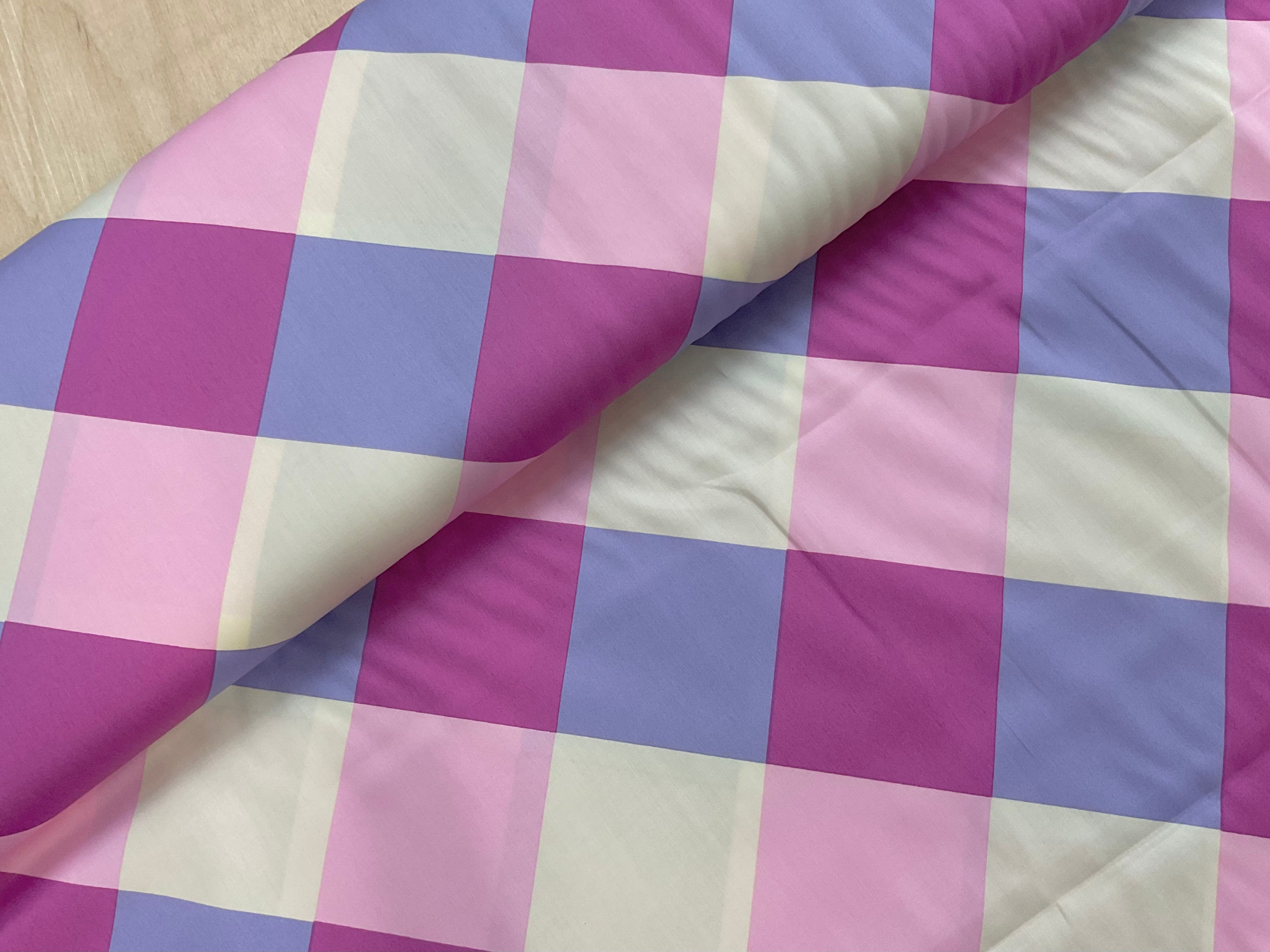 Nerida Hansen Large Gingham Cotton Satin