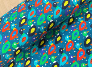 PRE ORDER Quakers by FABRIC MAMA French Terry DUE IN STOCK MID SEPTEMBER