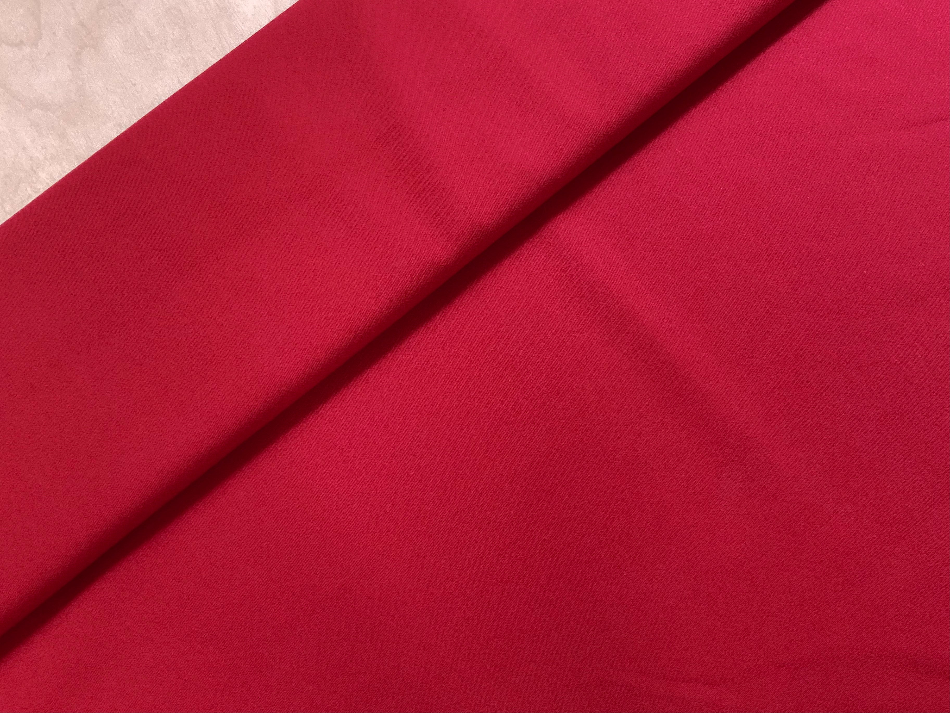 Stock Room Clearance - Red Stretch Polyester
