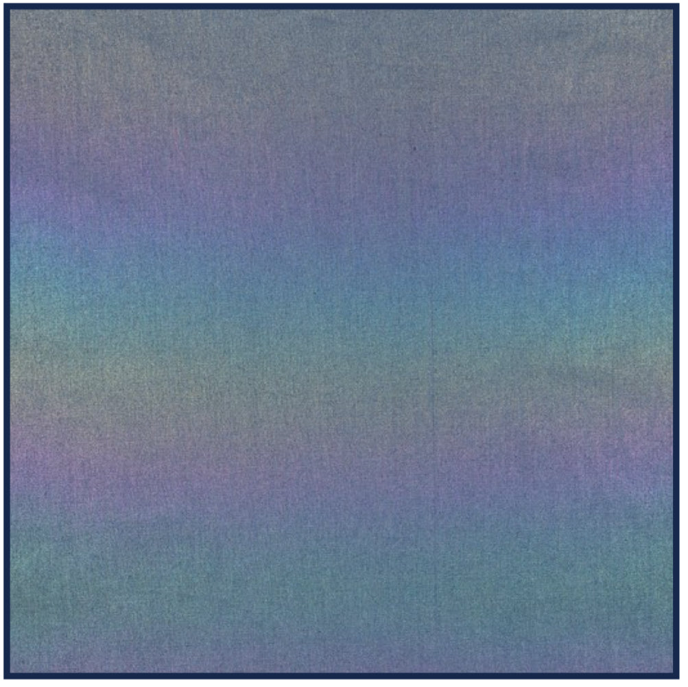 Rainbow Shimmer Cotton Chambray