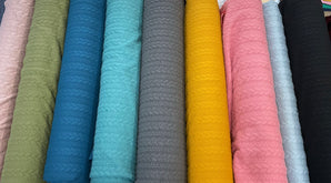 Cable Knit Jacquard - various colours