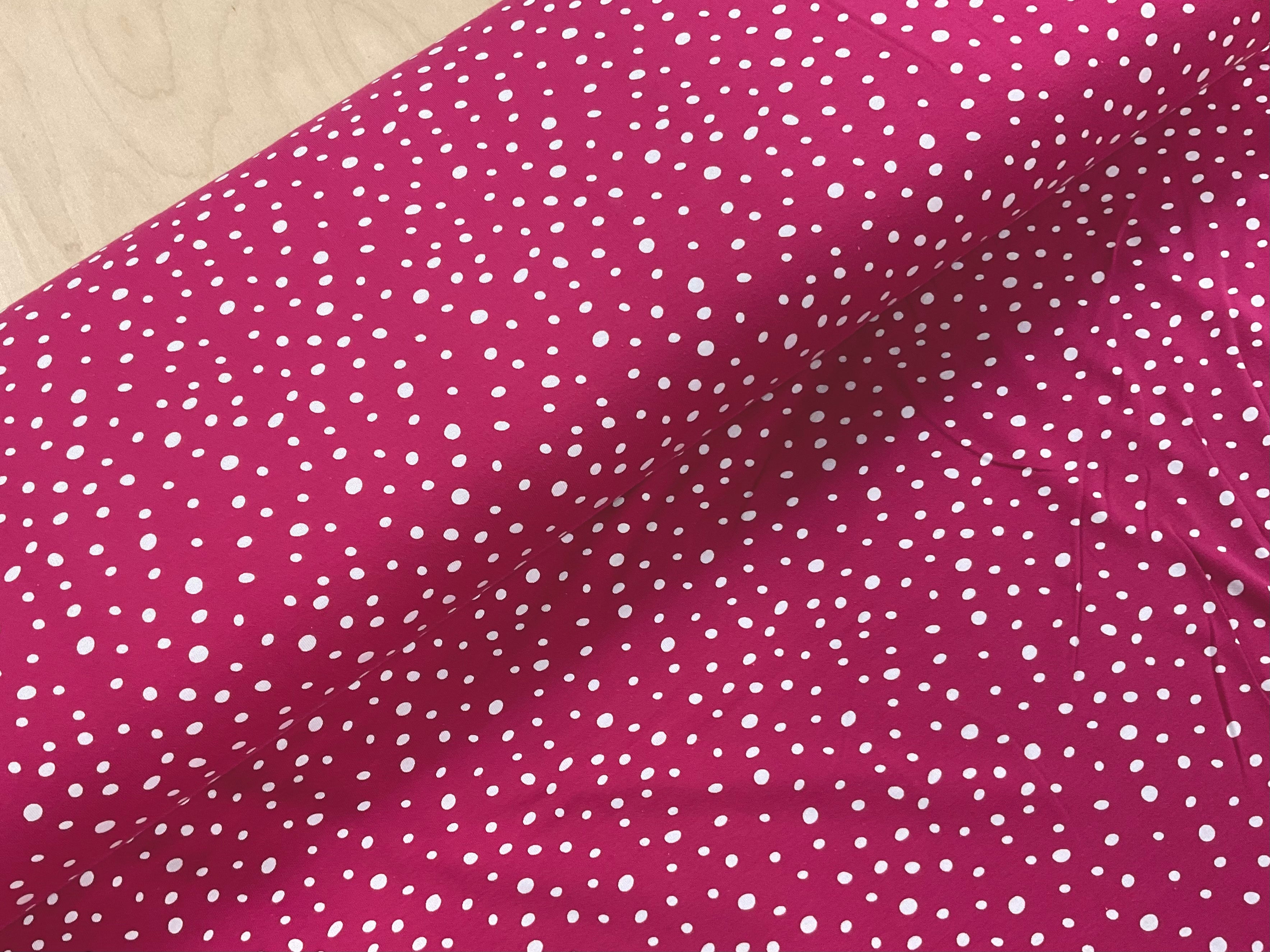 Spotty Cotton Jersey Fabric