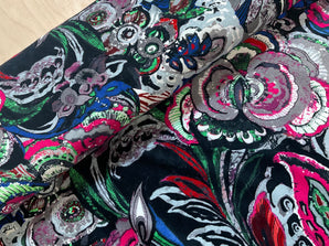Bolt End - 1.7m/140cm Neon Garden Stretch Velvet