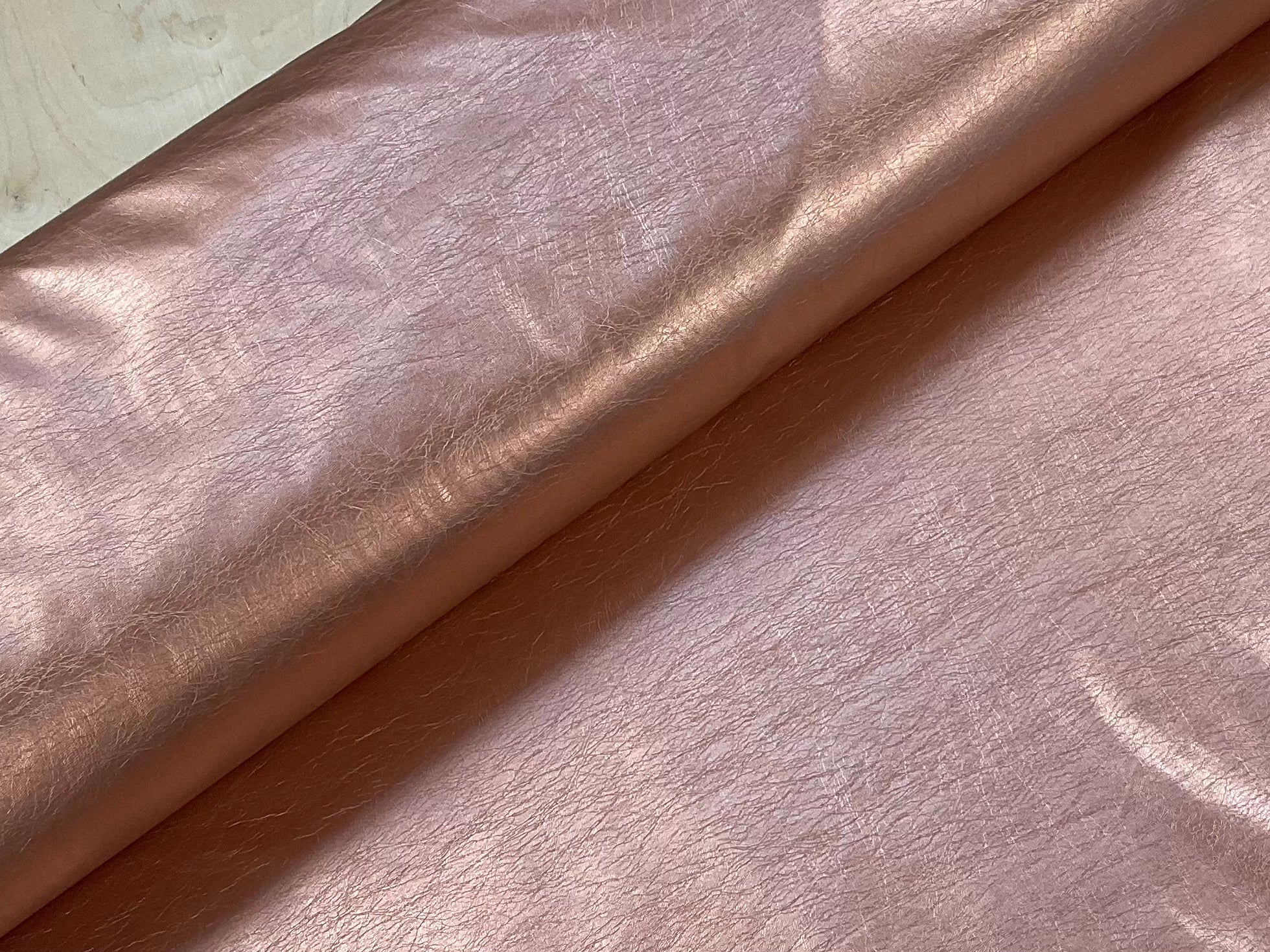 Rose Gold Faux Leather