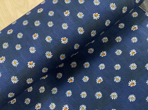 Daisies Denim Look Alpine Fleece