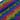 BOLT END - 1.4m X 1.5m Rainbow Dragon Scales French Terry
