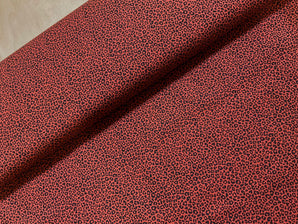 Mini Leopard Terracotta Cotton Poplin