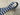 38mm Navy and White Houndstooth Webbing Tape