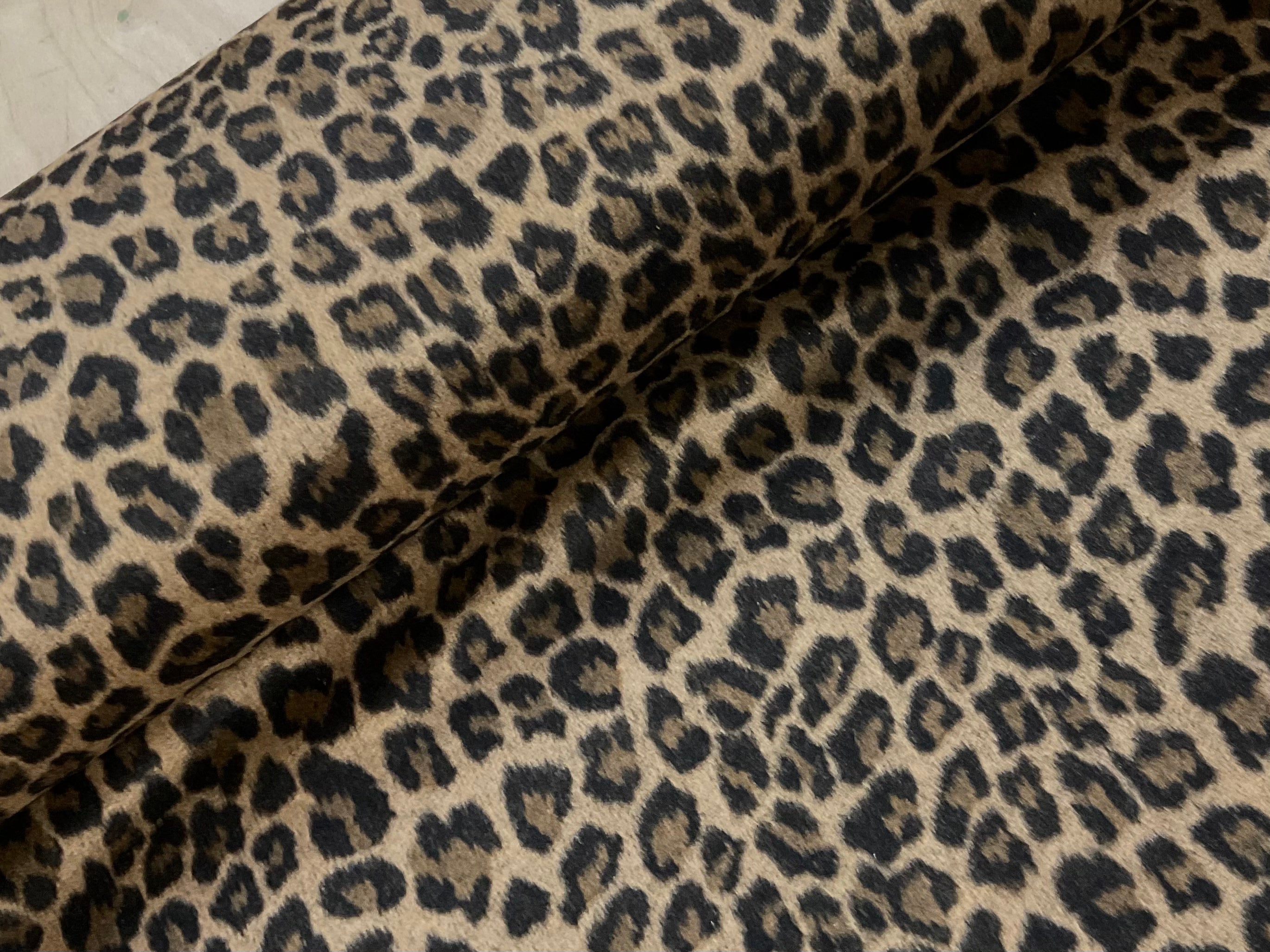 Panther Print Brushed Coating Fabric