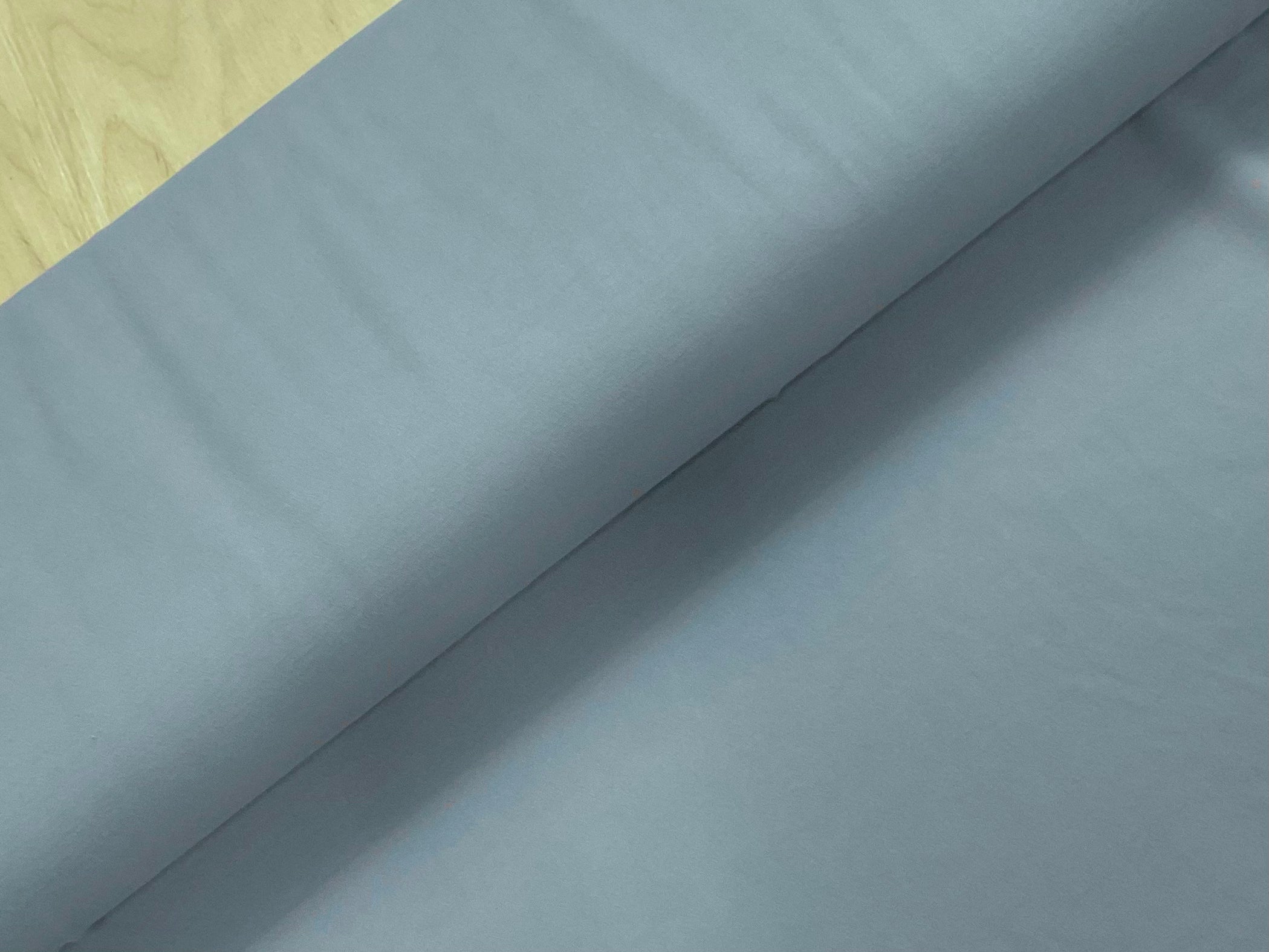 Dusty Blue Cotton Tencel Stretch