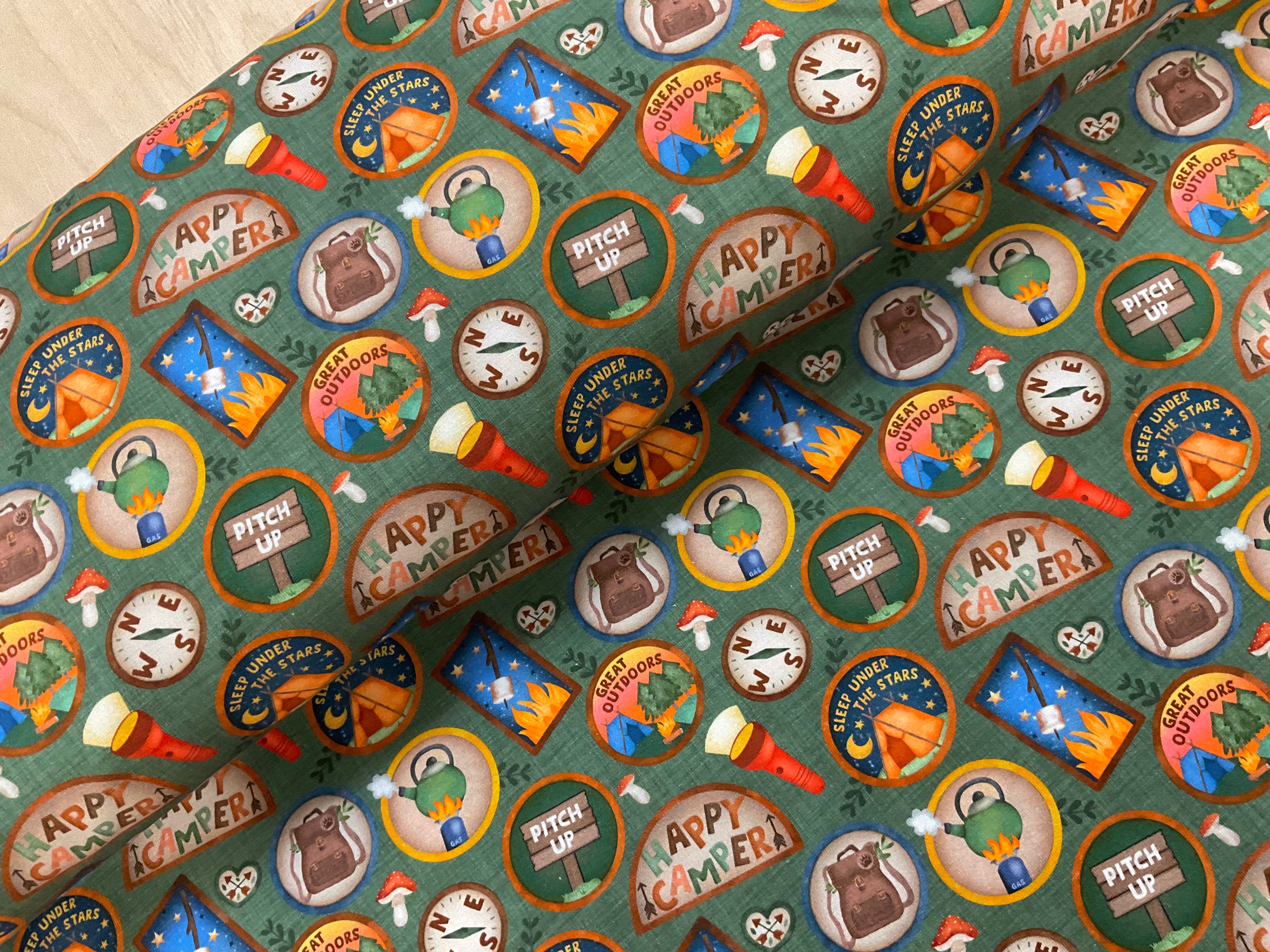 Happy Campers Cotton Jersey