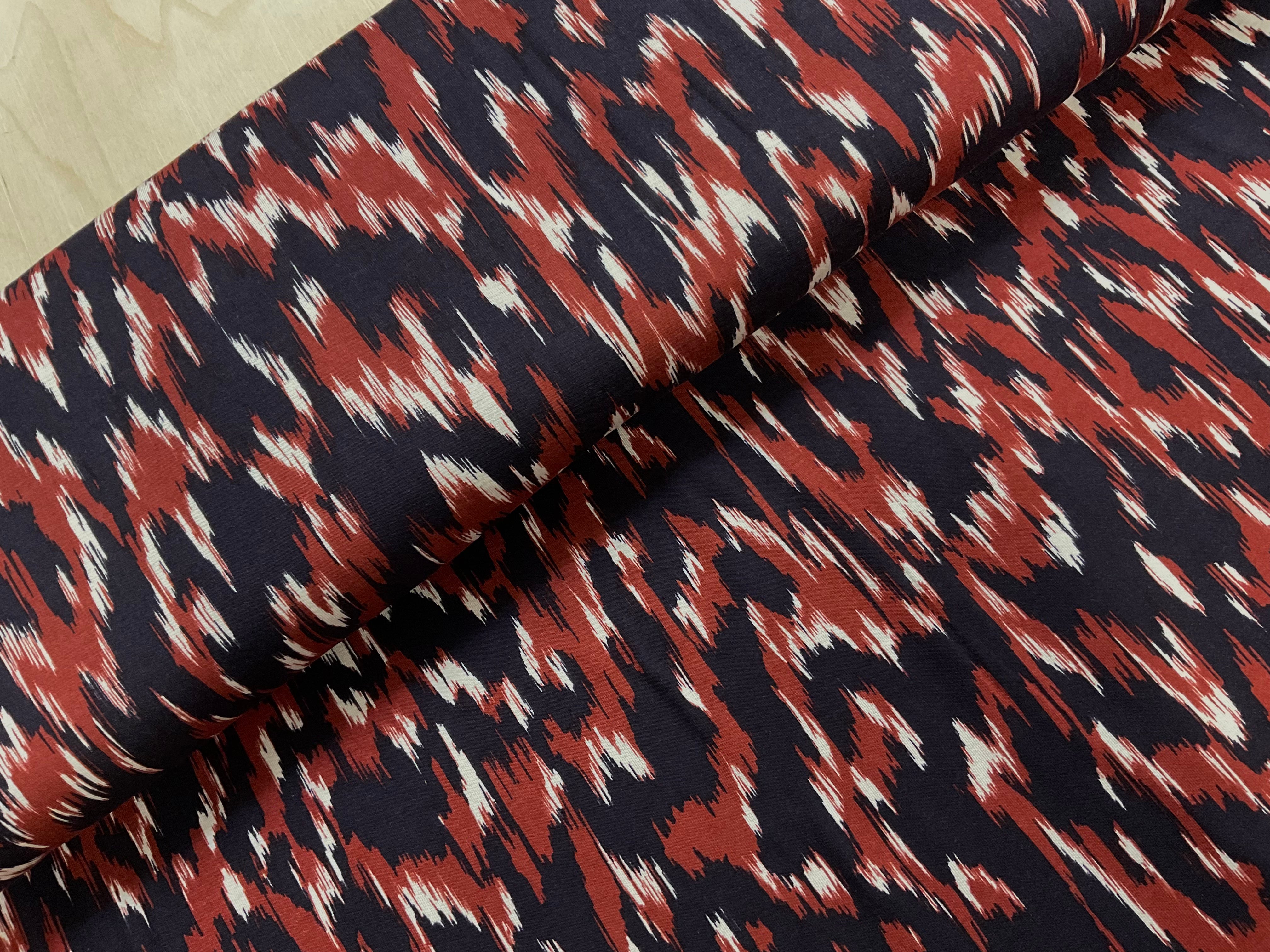 Blurred Rhythm Viscose Jersey