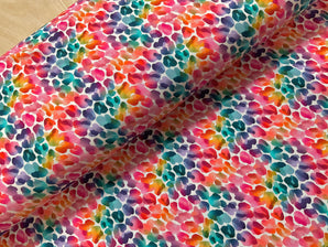 Rainbow Leopard Cotton Jersey