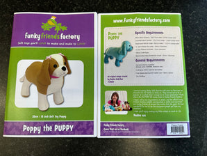 Poppy the Puppy Funky Friends Factory Soft Toy Pattern
