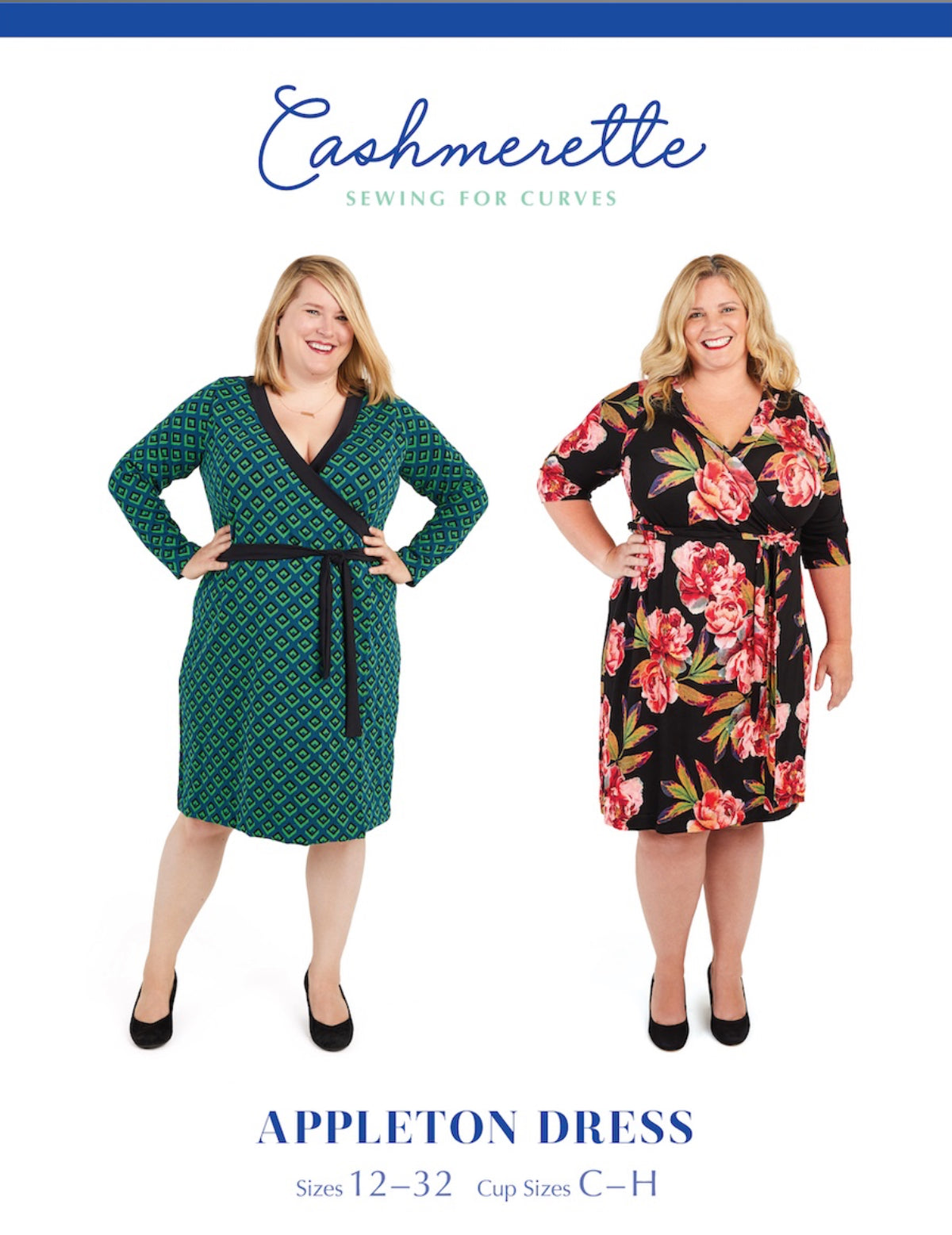 Drees Appleton Appleton Dress Cashmerette Sewing Pattern (Size 12-32) – Little Legs ...
