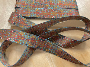 38mm Kaleidoscope Starburst Seatbelt Webbing