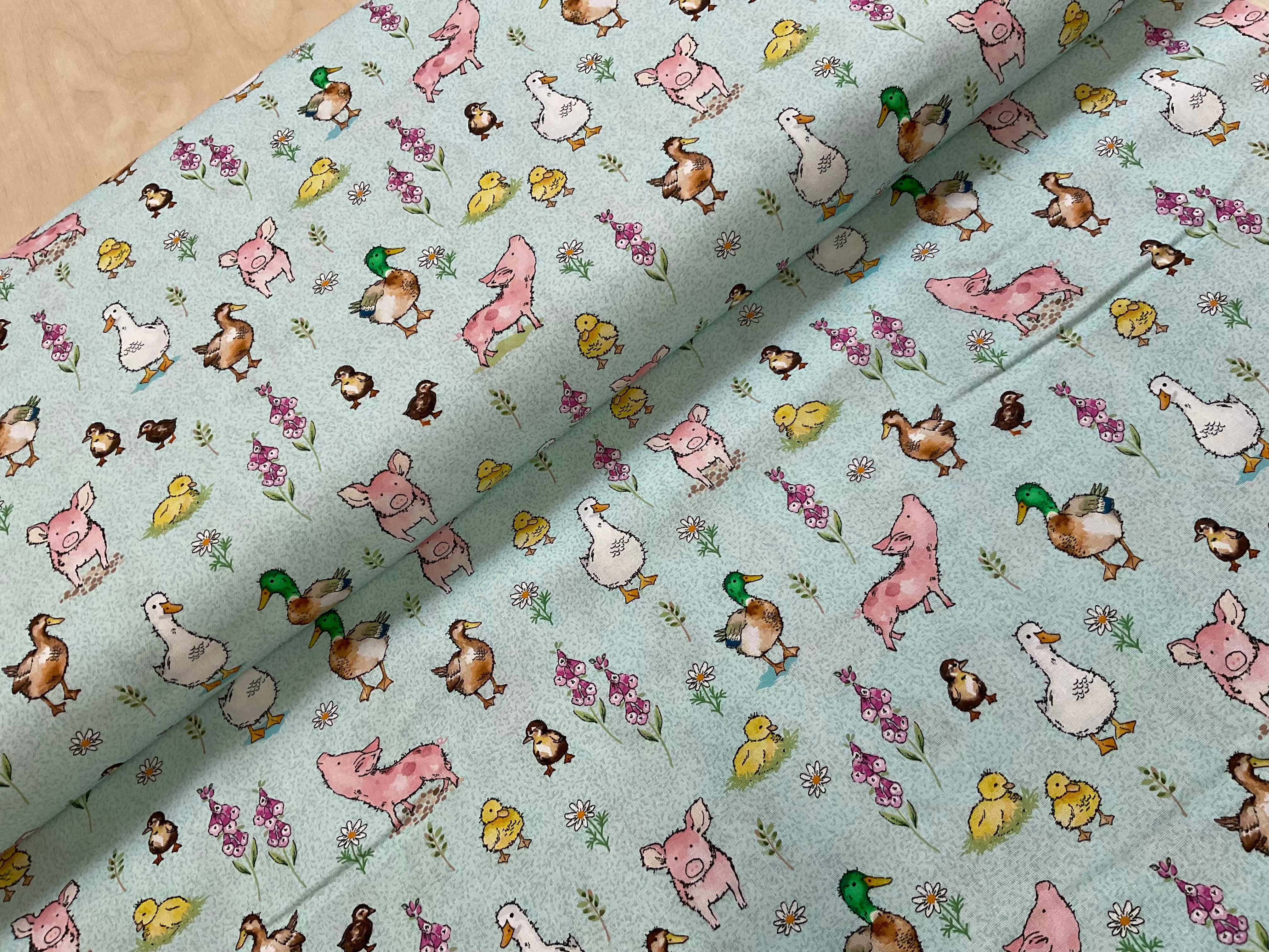 Farmyard Friends Cotton