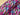 BOLT END - 2.05m  X 1.5m Brush Strokes and Paint Splatter French Terry