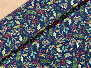 Festive Berries Cotton Jersey