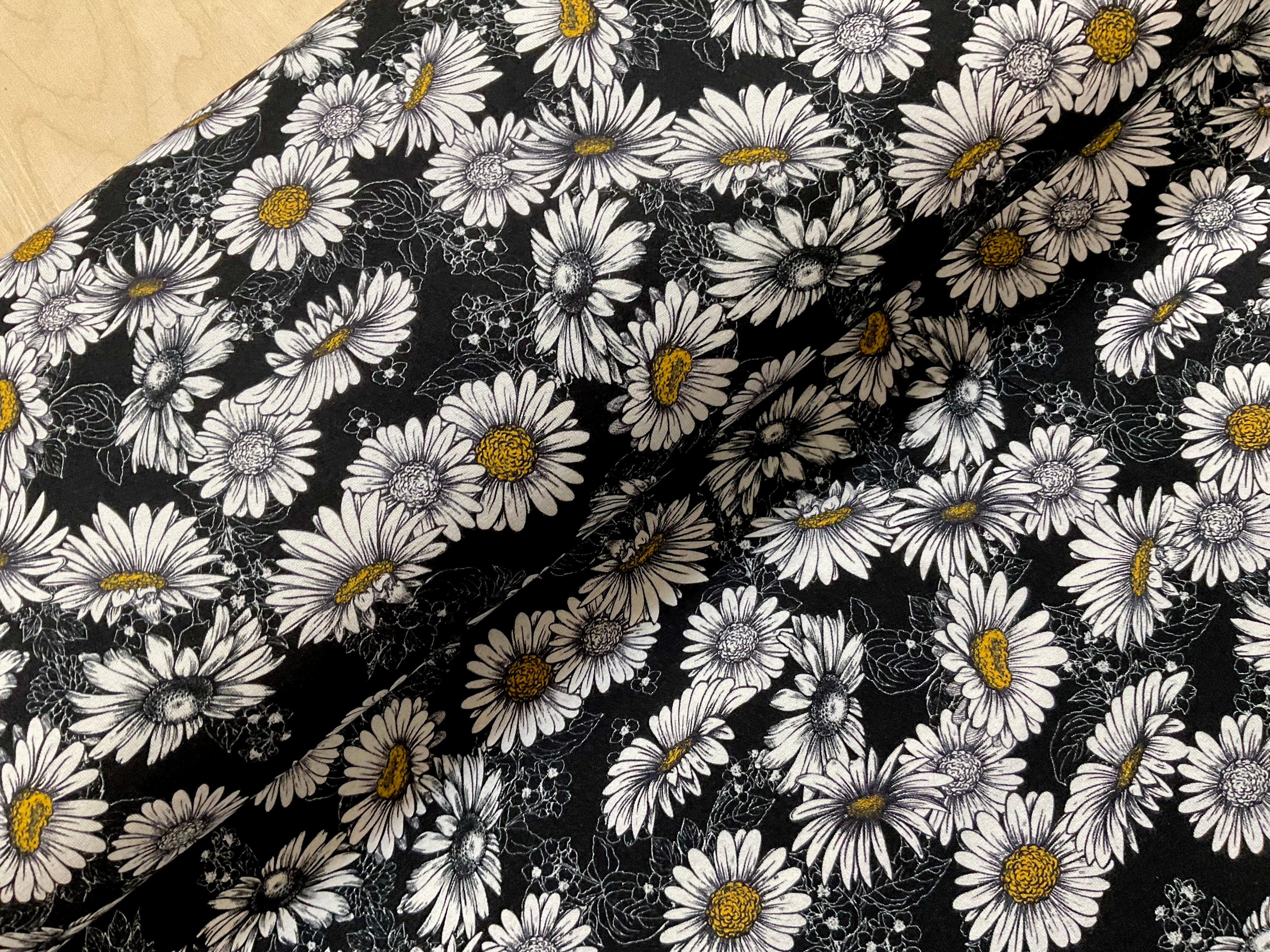 Daisies Viscose Jersey